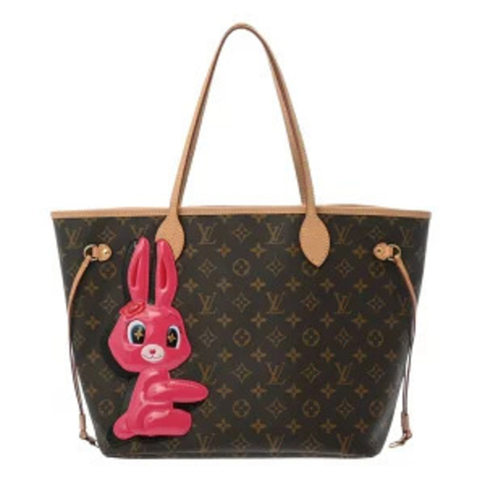 Louis Vuitton Monogram Neverfull Sun Yitia Brown Canvas Tote Bag